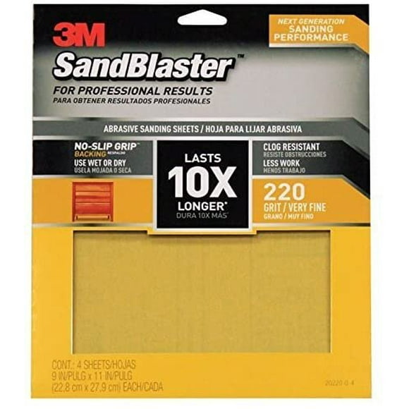 9 x 11 Wet or Dry Silicon Carbide Sandpaper 25 Count 3M COMPANY 88600 180 Grit 9 x 11 Wet or Dry Silicon Carbide Sandpaper 25 Count 3M COMPANY 88600 180 Grit